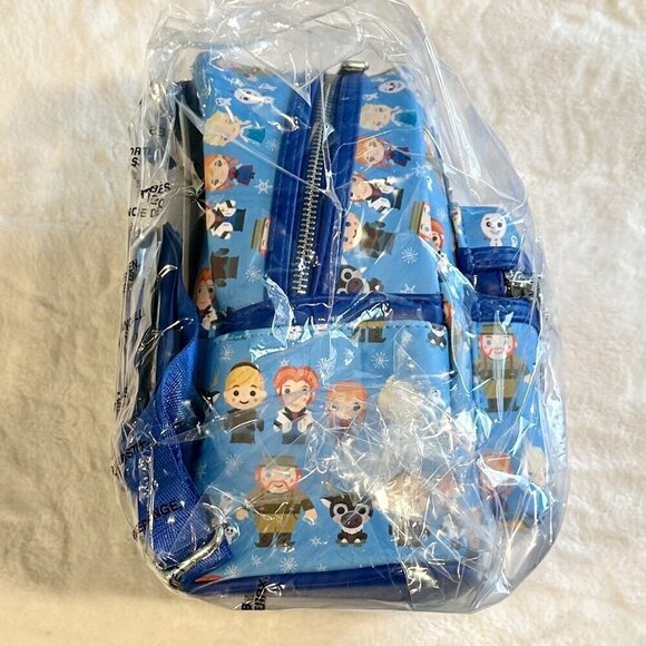 NWT RARE Disney Loungefly Frozen Characters Mini Bag Backpack - Picture 5 of 12